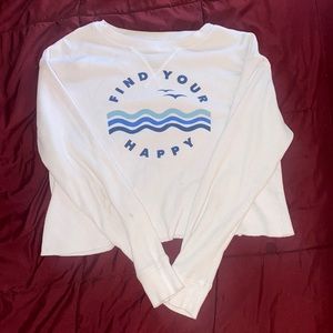 Cropped Long Sleeve T-Shirt